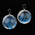 thumbnail image 2 of 2x 2pcs Colgantes de de Vidrio con Flores Secas para Hacer Joyas Azul Yinane Encantos de flores secas, 2 of 8