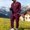 Set-A90Wine, variant on Gamivast Men's Cargo Tracksuit Quarter Zip Sweatshirt and Pants Set Contrast Elbow Patch Outfit for Outdoor Hiking Work Casual Daily Athletic Suit