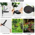 thumbnail image 6 of Memorial Garden Bloom Lights - Solar Powered Outdoor LED Flower Stake Lights, Auto On/Off Waterproof Landscape Lighting, Floral Decor for Grave Site, Yard, Patio, 6 of 9