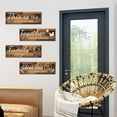 thumbnail image 7 of MUCHENGGIFT 4 Pieces Home Wall Decor Signs, THIS IS US/ TOGETHER/ BLESS THIS HOME/ FAMILY Wall Decor For Living Room Bedroom, Rustic Wooden Farmhouse Wall Art Decor, 4.7 x 13.8 Inch(White), 7 of 7