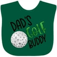 thumbnail image 3 of Inktastic Dad's Golf Buddy with Golf Ball Boys or Girls Baby Bib, 3 of 4