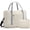 Cream, variant on Expandable Travel Duffel Bag for Airline 18x14x8, Foldable Weekend Overnight Bag Tote Carry on Luggage, Unisex, Blue