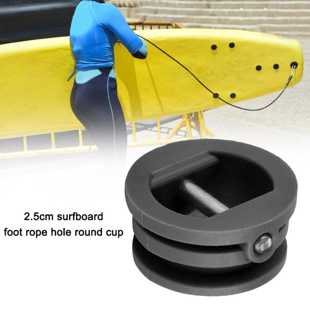 Enchufe De Correa Tapón de correa de tabla de surf de PVC de 2,5 cm, tapones de cubierta de cuerda de pie de pierna de Longboard (2 uds)