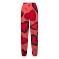 AnuYalue Women's High Waisted Sweatpants with Pockets 2025 Valentines