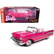 Silver Screen Machines Car & Truck Play Vehicles, Pink "Barbie" 1957 Chevrolet Bel Air Convertible