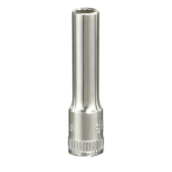 Genius Tools 1/4" Dr. 9/32" Deep Hand Socket (12-Point) - 275209