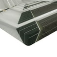thumbnail image 2 of Ambesonne Outer Space Fitted Sheet, Science Fiction, Queen Size, Army Green Pale Grey, 2 of 3
