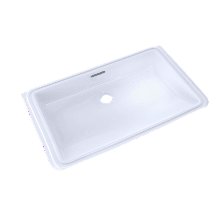 Toto Rectangular Undermount Bathroom Sink With Cefiontect Cotton White Lt191 01