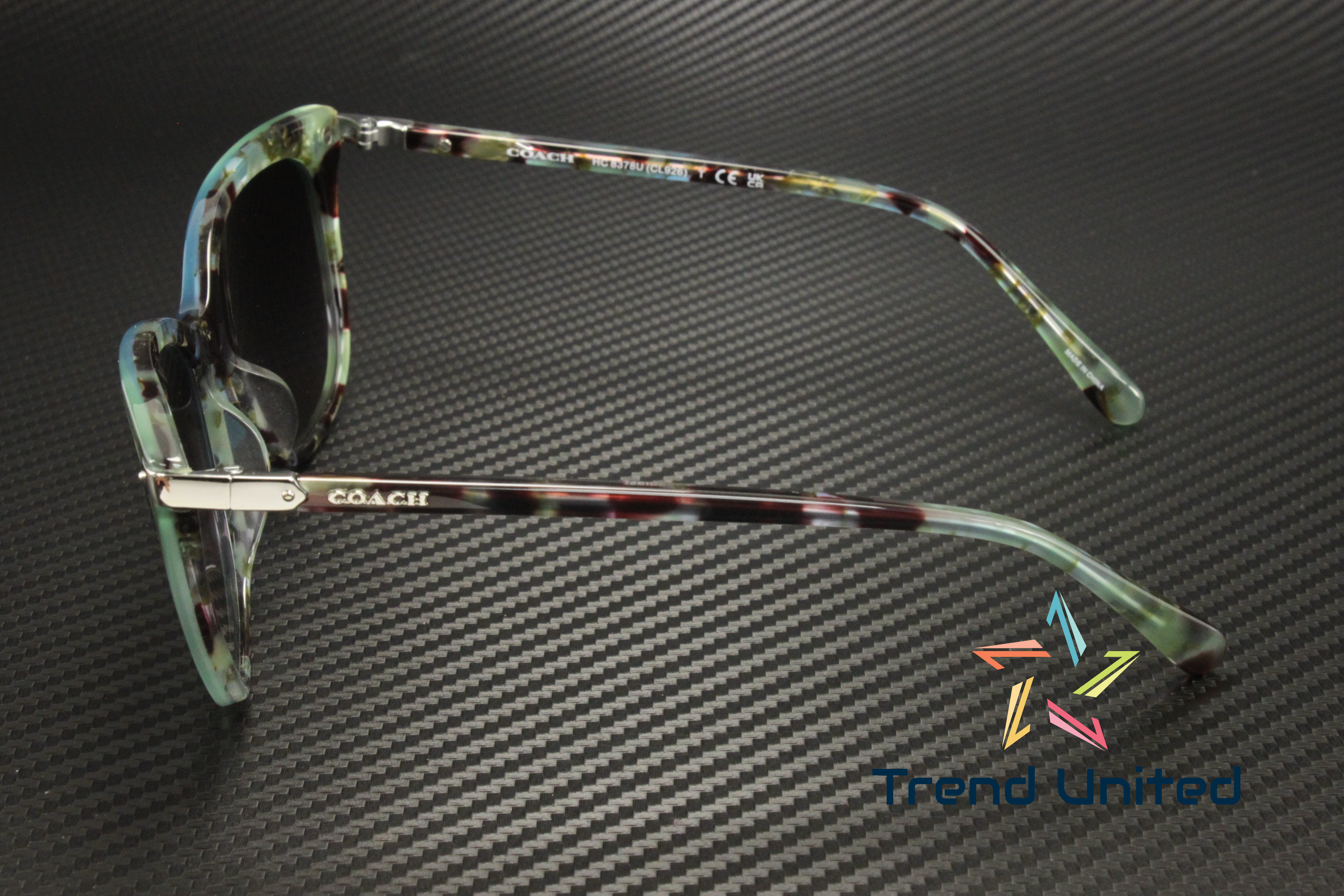 COACH HC8378U 57784L Cl926 Seaglass Tortoise Blue Grad57 mm  display picture 2