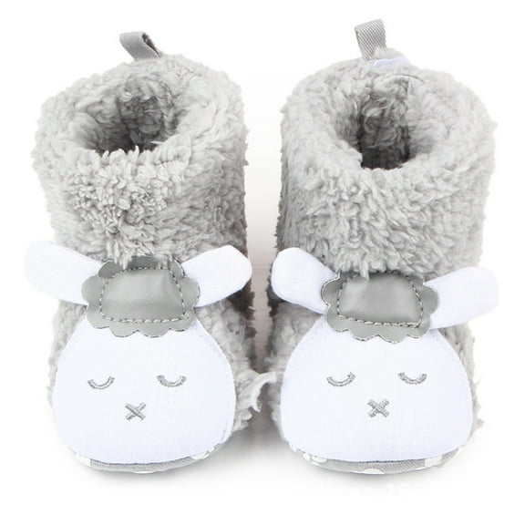 Otqutp Baby Comfortable Sneakers Boys Girls Winter Boots Baby Cute Panda Cartoon Shoes Walking Shoes Flat Bottom Shoes for Baby 0 to 12 Months