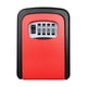 thumbnail image 5 of Caja de seguridad con cerradura de combinación, caja de seguridad para llaves, montaje en pared con 4 rojo, 5 of 8