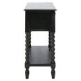 thumbnail image 6 of SAFAVIEH Athena French 3-Drawer Black Wood Rectangle Console Table (23.5 in. W x 13 in. D x 29.5 in. H), 6 of 14