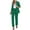 Green, variant on Bovxnpu Fall Winter Outfits for Women, Women 2 Piece Outfits Set 2 Piece Long Pants Formal Business Casual Sports Jacket with Pocket Lined Office Blazer Tracksuit Airport Travel Outfit