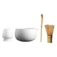 thumbnail image 5 of Juego de 4 piezas de Matcha, cuchara tradicional, cuencos de cerámica retro tradicionales para matcha, accesorios para mesa, comedor, fiesta. Blanco, 5 of 9