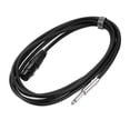 thumbnail image 1 of Cable de micrófono gigante conector XLR a TS de 1/4 pulgadas, 1 of 8