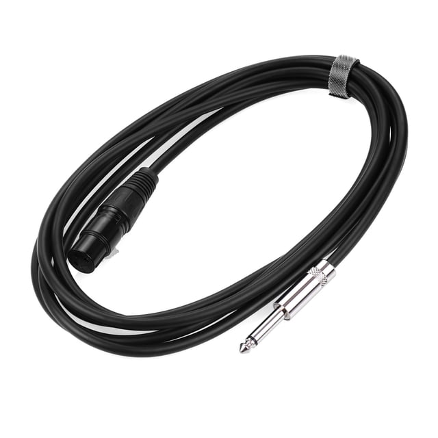 Cable de micrófono gigante conector XLR a TS de 1/4 pulgadas