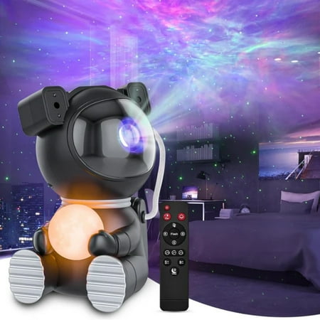 

QHNGJZ Astronaut Projector Star Nebula Projector Night Light with 8 Modes 7 Colors Nebula Light Timer and Remote Control