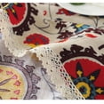 thumbnail image 5 of Mantel vintage, mantel de lino lavable para mesa de picnic, Flora, 5 of 5