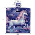 thumbnail image 2 of Unicorn Canvas Beach Blanket - Large Picnic Mat for Outdoor Activities, Sand Proof, Portable and Durable for Beaches, Camping, and Picnics - 200x150cm, 2 of 6