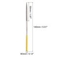 thumbnail image 2 of Unique Bargains 3mm x 140mm Triangle Diamond Needle Files Hand Tool for Metal Wood Stone 6 Pack, 2 of 5