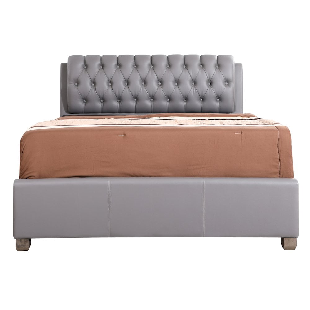 Glory Furniture Marilla Queen Bed in Light Grey Color