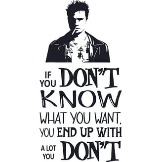 Fight Club Quote Bumper Sticker - 'Space Monkey' Vinyl Decal | 5" Waterproof, UV-Resistant | Made In USA