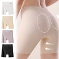 thumbnail image 3 of FUZHIQ Women's Seamless Ice Silk Safety Shorts Under Dresses Anti Chafing Tummy Control Boyshorts Lifter Invisible Underwear with Breathable Crotch, 3 of 4