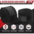 thumbnail image 4 of Vendaje de Boxeo, Elástico de Boxeo, Elasticidad Perfecta Vendas de Box, 2 volúmenes y 5 Metros de Largo, para Boxeo, Muay Thai, MMA, Sparring, Grappling, 4 of 5