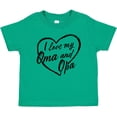 thumbnail image 3 of Inktastic I Love My Oma and Opa in Black Chalk Heart Boys or Girls Baby T-Shirt, 3 of 5