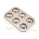 thumbnail image 3 of Molde para rosquillas de 6 cavidades, bandeja para hornear rosquillas de acero al carbono, bandeja antiadherente para hornear pasteles y galletas Herramientas y accesorios para hornear 1 Stück Yuarrent HA2300-00B, 3 of 6