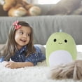 thumbnail image 4 of Muyoka Atopoler 8 pulgadas lindo dinosaurio de peluche de juguete suave dinosaurio de peluche animal de peluche mu帽eca el谩stica Kawaii dinosaurio almohada para ni帽os peque帽os beb茅s, 4 of 7