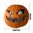 thumbnail image 3 of Halloween Decorations Halloween Decor Fall Decor Halloween Pumpkin,Halloween Resin Multi Eye Skew Eye Pumpkin Figurine for Living Room Creative Indoor Halloween Festival Home Decor, 3 of 4