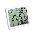 thumbnail image 2 of Hygrometer under $5! Yannianjz Digital Indoor Thermometer Hygrometer, Temperature Humidity Monitor with LCD Display, Room Thermometer for Home Office, Tabletop Hygrometer with High Low Records, 2 of 9