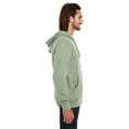 thumbnail image 3 of Unisex Triblend French Terry Full-Zip - ARMY HEATHER - 2XL, 3 of 3