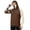 Brown, variant on LTTVQM Unisex Adult Light Cooling UV Block Hooded Pullover Classic Realtree Tree Camo Raglan Print Built-in Full Face Mask Long Sleeve Fishing Cycling Hunting Wear Royal Blue M