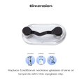 thumbnail image 3 of Soportes Magnéticos para Anteojos 4 Pack Readerest Negro y Acero Inoxidable, 3 of 6