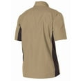 thumbnail image 2 of Chef Code Utility Work Shirt with Button Front and Vent Side Panels, Khaki, 5XL, 2 of 2