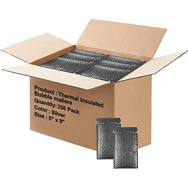 Thermal Insulated Bubble Mailers 5x9 Food Grade Padded envelopes 5 x 9