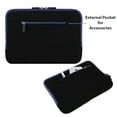 thumbnail image 2 of Microsuede Scratch Resistant Shock Absorbing Bubble Padded Sleeve Case for Asus Chromebook C425, HP Envy 13, MSI Summit E13, 2 of 7