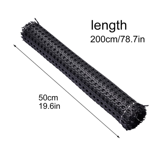 Mosiee 1Pcs Rattan Mesh Roll Sheet Webbing Caning Material For Cupboard Drawer Chair Table Furniture Decorative Rattan Mesh Multi-Size