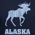 thumbnail image 3 of CafePress - Retro Alaska Moose Hoodie (Dark) - Pullover Hoodie, Classic, Comfortable Hooded Sweatshirt, 3 of 4