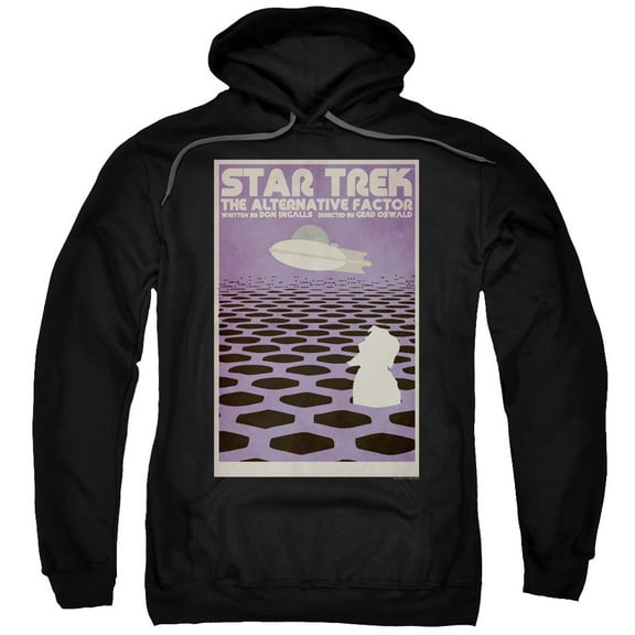 Star Trek Tos Episode 27 Adult Pullover Hoodie Sweatshirt Black