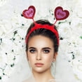 thumbnail image 3 of unbranded 4Ud Diademas Con Rojo Para Fiesta Accesorios De Adorables Y Livianos Para, 3 of 5