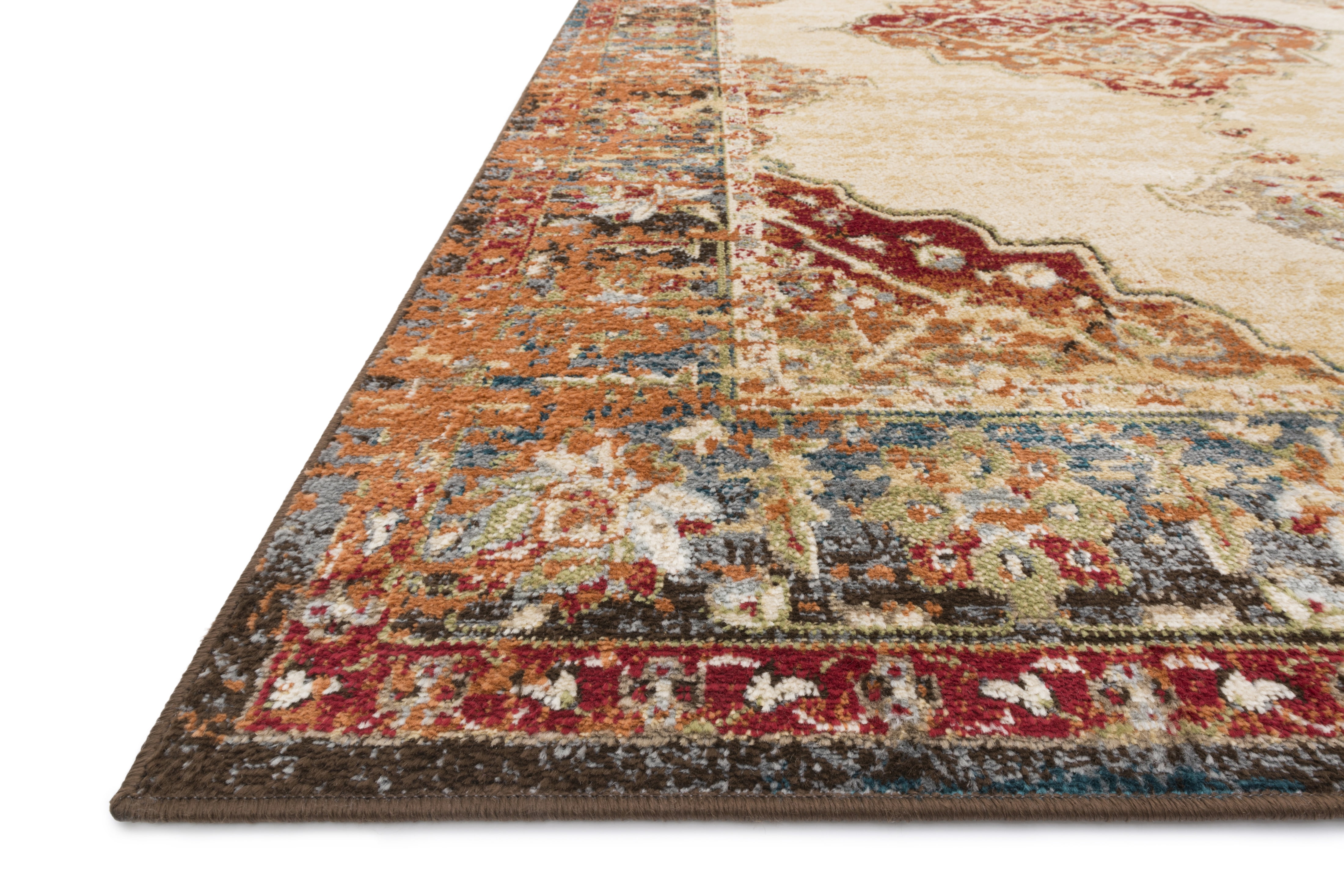 Loloi Isadora Oriental Ant. Ivory / Sunset Area Rug