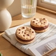 thumbnail image 6 of Sandwich Cookie Squishy Toy Cute Cartoon Stress Ball Slow Rising Squeeze Fidget for Kids Adults Glitter Squishy Travel Portable Stocking Stuffer Goodie Bag Filler, 6 of 9