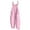 Pink, variant on cfhntfmh Plus Size Rompers for Women Loose Sleeveless Adjustable Strap Overalls Casual Summer Wide Leg Baggy Jumpsuit