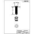 thumbnail image 3 of Westbrass ASB-B3-07 Replacement Air Switch Button - Satin Nickel, 3 of 3