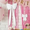 thumbnail image 6 of Large White Bow Wedding Party Birthday Decoration 18Inch Big Wall Decor Backdrop Large Wedding Bridal Shower Bachelorette Party Engagement Bow Themed Party Decorations for Room Decor, 6 of 6
