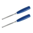 thumbnail image 2 of VGEBY Wood Chisel, Wood Chisel Set 2 Pieces High Hardness With Blue ABS Handle For Woodworking Slotting Chisel For Woodworking Flat Chisel, 2 of 8