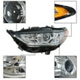 thumbnail image 5 of SEBLAFF Headlight Replacement for Ford Fusion 2017 2018 2019 Halogen w/ LED DRL Projector Headlamp Left Side (Driver Side) FO2502350, 5 of 7